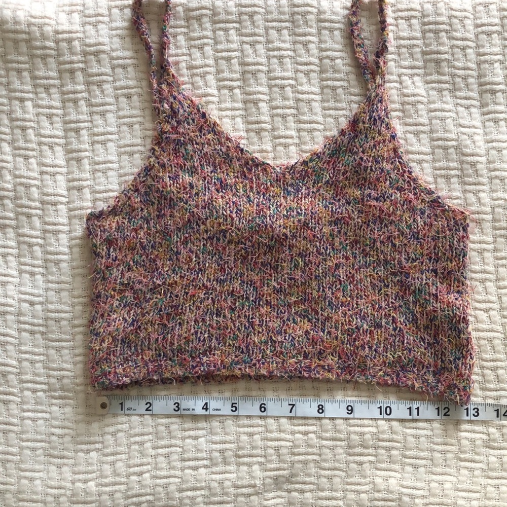 UO Multi Color Crop Top - Picture 6 of 7